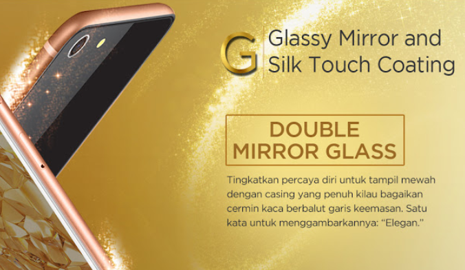 Casing Advan i5A Glassy Gold