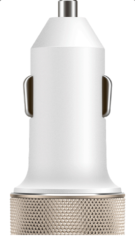 vooc car charger oppo white