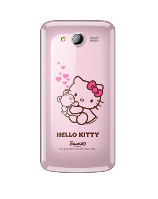 Evercoss A7S Hello Kitty + Powerbank belakang