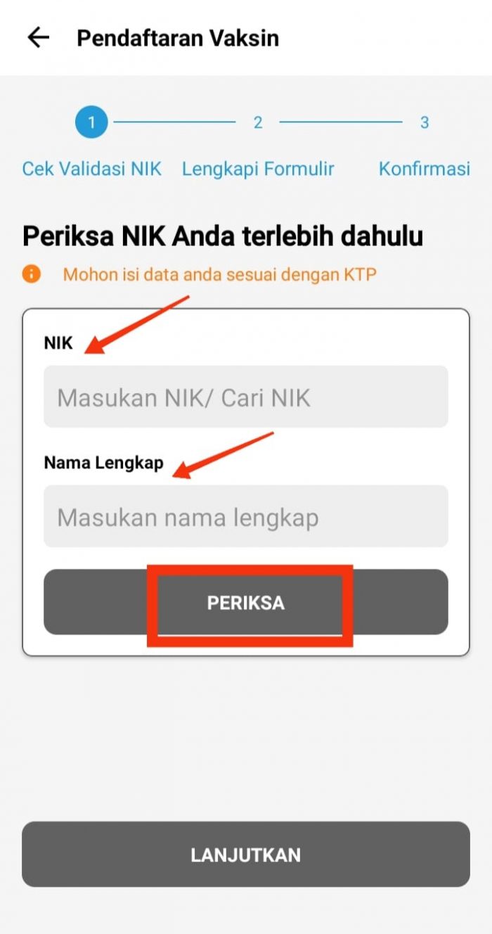 Cara Daftar Vaksin Booster di Aplikasi PeduliLindungi