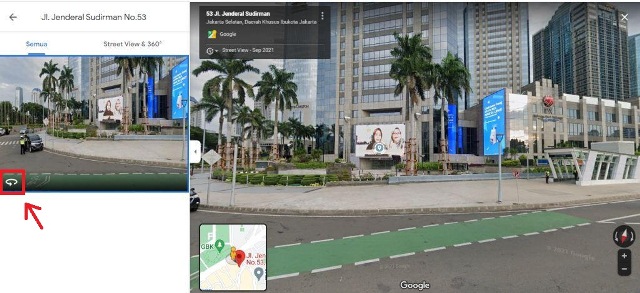 Cara Menggunakan Google Street View dari PC