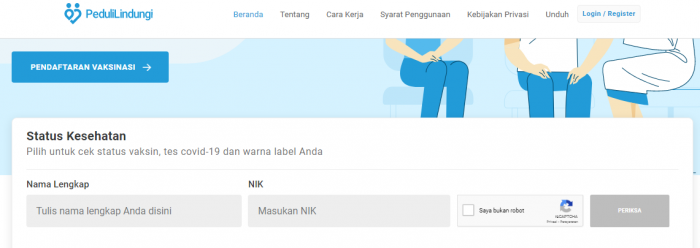 Cara Daftar Vaksin Booster di Laman PeduliLindungi.id
