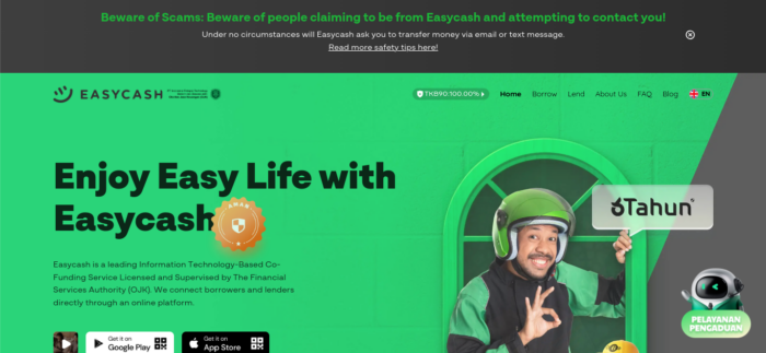 Cara Bayar Tagihan di Easy Cash 