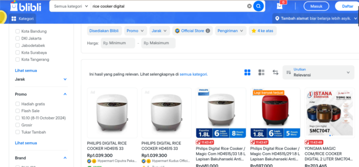 cara memasak nasi di rice cooker digital