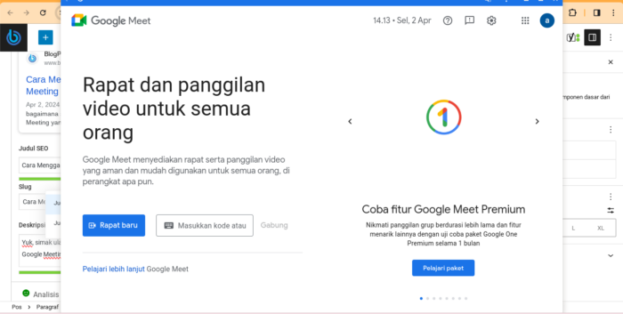 Cara Mengubah Nama di Google Meeting